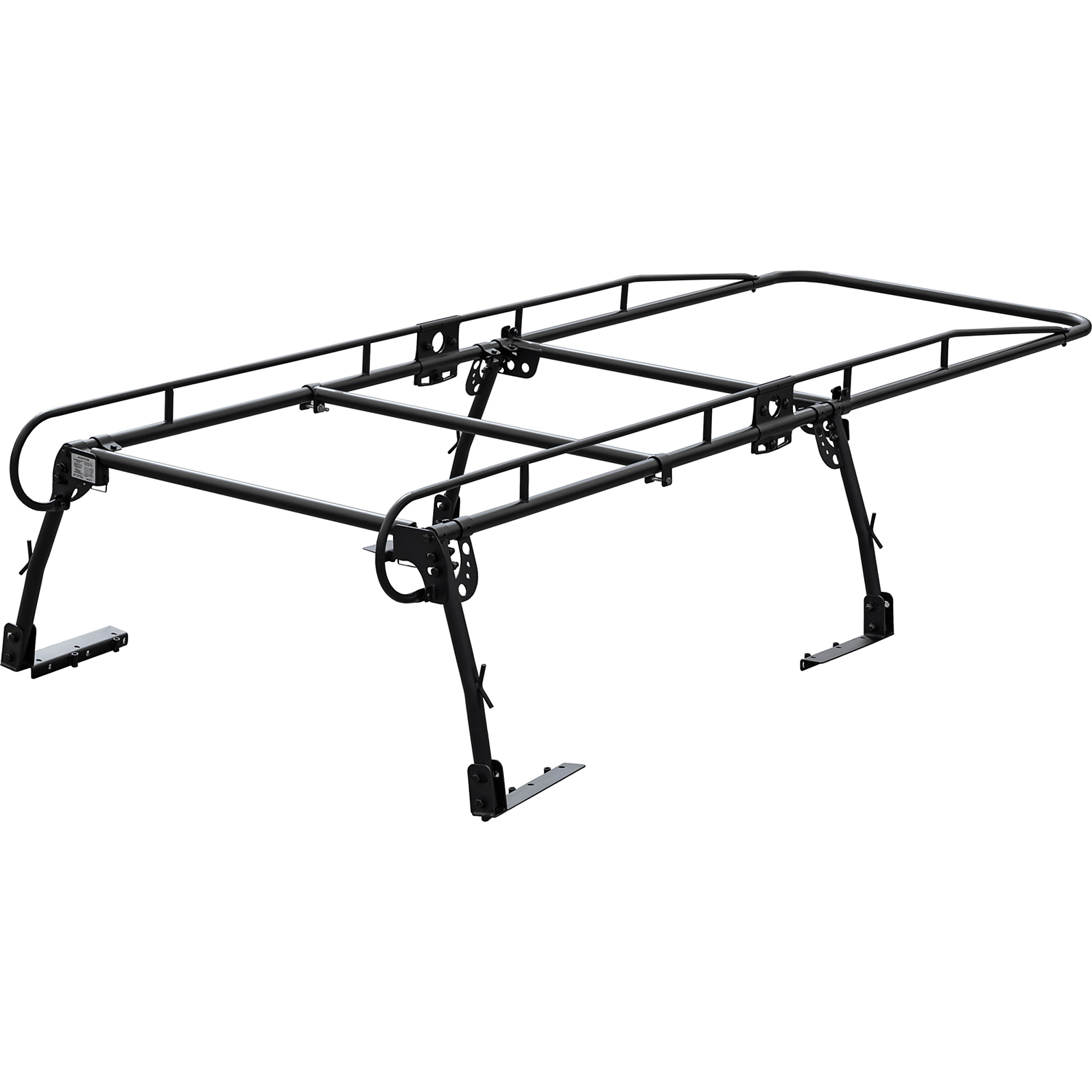 Buyers Products, 13ft. Black Steel Truck Ladder Rack, Load Capacity 1000 lb, Material Carbon Steel, Model# 1501153